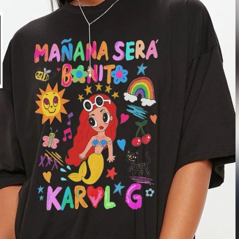 Karol G mañana sera bonito graphic T-shirt Size S